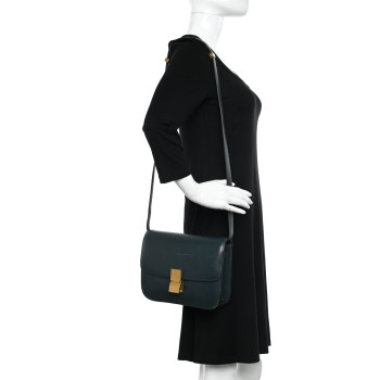 CELINE Box Calfskin Medium Classic Box Flap Bag Amazone CELINE Box Calfskin Medium Classic Box Flap Bag Amazone