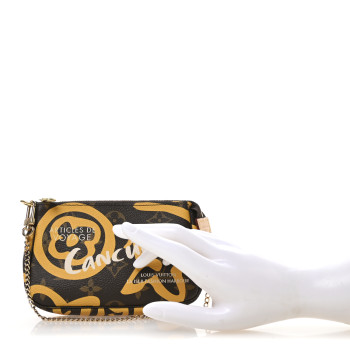 LOUIS VUITTON Monogram Tahitienne Cancun Mini Pochette Accessories LOUIS VUITTON Monogram Tahitienne Cancun Mini Pochette Accessories