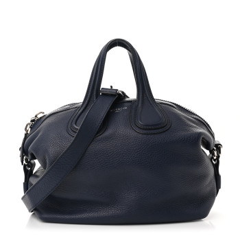 GIVENCHY Pebbled Calfskin Small Nightingale Night Blue GIVENCHY Pebbled Calfskin Small Nightingale Night Blue