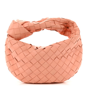 BOTTEGA VENETA Nappa Intrecciato Mini Jodie Peachy BOTTEGA VENETA Nappa Intrecciato Mini Jodie Peachy