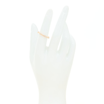 DAVID YURMAN 18K Rose Gold Diamond Paveflex 2mm Stackable Band Ring 52 6 DAVID YURMAN 18K Rose Gold Diamond Paveflex 2mm Stackable Band Ring 52 6