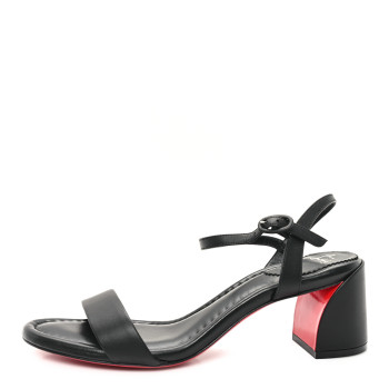 CHRISTIAN LOUBOUTIN Nappa Miss Jane 55 Sandal 38.5 Black CHRISTIAN LOUBOUTIN Nappa Miss Jane 55 Sandal 38.5 Black