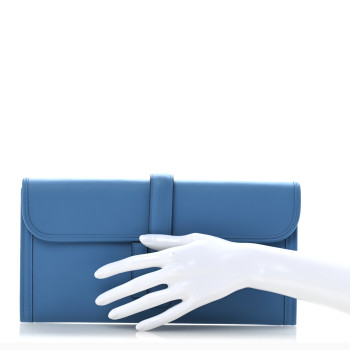 HERMES Swift Verso Jige Elan 29 Clutch Bleu Frida Rose Mexico HERMES Swift Verso Jige Elan 29 Clutch Bleu Frida Rose Mexico