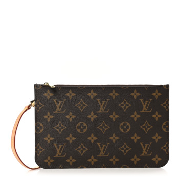 LOUIS VUITTON Monogram Neverfull MM GM Pochette LOUIS VUITTON Monogram Neverfull MM GM Pochette