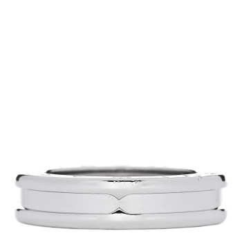 BULGARI 18K White Gold B.Zero1 One-Band Ring 48 4.5 BULGARI 18K White Gold B.Zero1 One-Band Ring 48 4.5