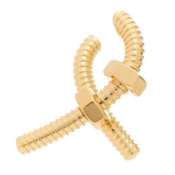 CARTIER 18K Yellow Gold Ecrou Single Right Earring