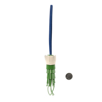 HERMES Milo Lambskin Epsom Chouette Bag Charm Vert Yucca Vert Cricket Bleu France Nata HERMES Milo Lambskin Epsom Chouette Bag Charm Vert Yucca Vert Cricket Bleu France Nata