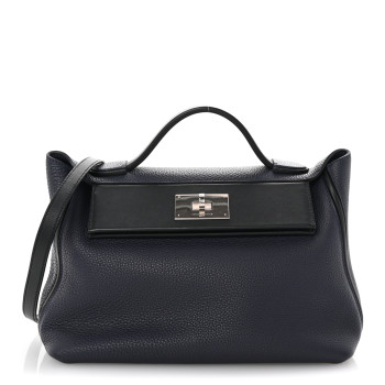 HERMES Togo Swift 24/24 29 Bleu Nuit Black HERMES Togo Swift 24/24 29 Bleu Nuit Black