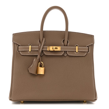 HERMES Togo Birkin 25 Etoupe HERMES Togo Birkin 25 Etoupe