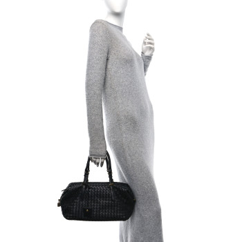 BOTTEGA VENETA Nappa Intrecciato Montaigne Bag Black BOTTEGA VENETA Nappa Intrecciato Montaigne Bag Black