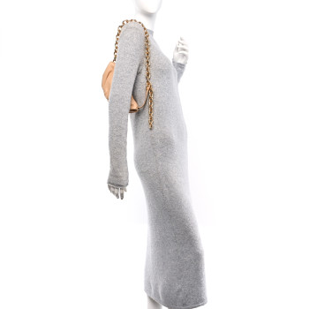 BOTTEGA VENETA Nappa The Belt Chain Pouch Almond BOTTEGA VENETA Nappa The Belt Chain Pouch Almond