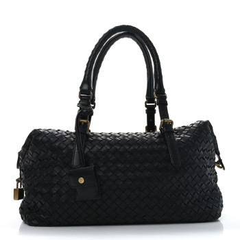 BOTTEGA VENETA Nappa Intrecciato Montaigne Bag Black BOTTEGA VENETA Nappa Intrecciato Montaigne Bag Black