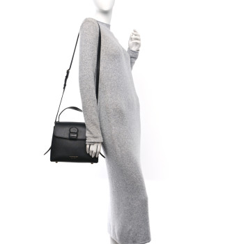 BURBERRY Derby Calfskin House Check Small Camberley Black