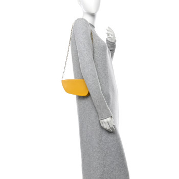 BURBERRY Calfskin Micro Shield Sling Bag Mimosa