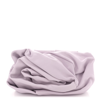 BURBERRY Lambskin Rose Clutch Haze