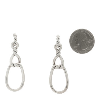 DAVID YURMAN Sterling Silver Continuance Triple Drop Earrings DAVID YURMAN Sterling Silver Continuance Triple Drop Earrings