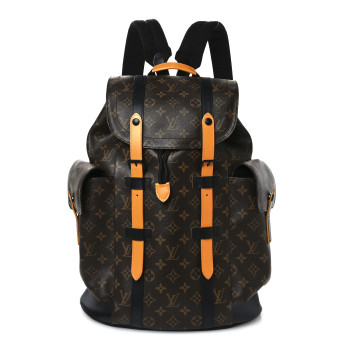 LOUIS VUITTON Monogram Christopher MM Backpack Radiant Sun LOUIS VUITTON Monogram Christopher MM Backpack Radiant Sun