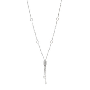 BULGARI 18K White Gold B.Zero1 Drop Necklace BULGARI 18K White Gold B.Zero1 Drop Necklace
