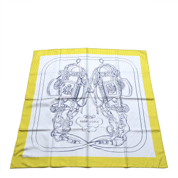 HERMES Silk Carre Eyeliner Brides De Gala Scarf 90 HERMES Silk Carre Eyeliner Brides De Gala Scarf 90