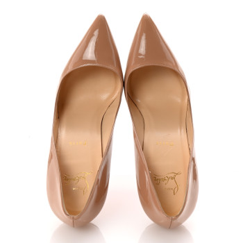 CHRISTIAN LOUBOUTIN Patent Pigalle Plato 120 Pumps 40.5 Nude CHRISTIAN LOUBOUTIN Patent Pigalle Plato 120 Pumps 40.5 Nude
