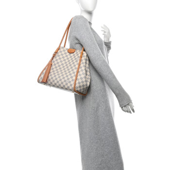 LOUIS VUITTON Damier Azur Propriano Rose Ballerine LOUIS VUITTON Damier Azur Propriano Rose Ballerine