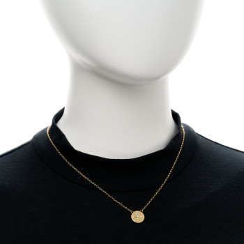 FOUNDRAE 18K Yellow Gold Diamond Internal Compass Stationary Necklace FOUNDRAE 18K Yellow Gold Diamond Internal Compass Stationary Necklace