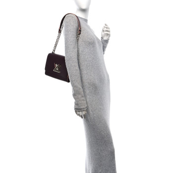 LOUIS VUITTON Epi Twist Shoulder Bag MM Prune Rose Poudre LOUIS VUITTON Epi Twist Shoulder Bag MM Prune Rose Poudre