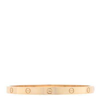CARTIER 18K Yellow Gold LOVE Bracelet 21