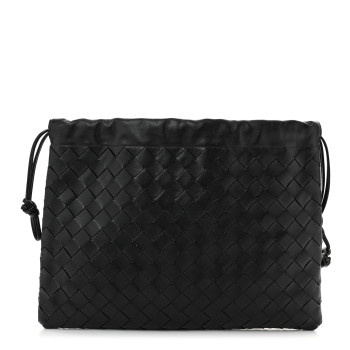 BOTTEGA VENETA Nappa Intrecciato Dustbag Black BOTTEGA VENETA Nappa Intrecciato Dustbag Black