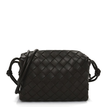 BOTTEGA VENETA Nappa Intrecciato Mini Loop Camera Bag Light Brown BOTTEGA VENETA Nappa Intrecciato Mini Loop Camera Bag Light Brown