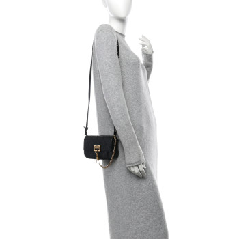 GIVENCHY Goatskin Quilted GV3 Mini Pocket Convertible Bag Black GIVENCHY Goatskin Quilted GV3 Mini Pocket Convertible Bag Black