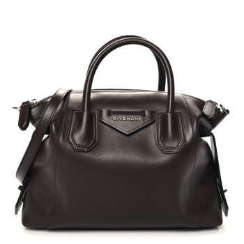 GIVENCHY Smooth Calfskin Small Soft Antigona Dark Brown GIVENCHY Smooth Calfskin Small Soft Antigona Dark Brown