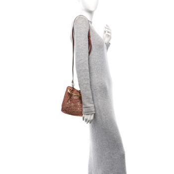 CHLOE Raffia Mini Summer Banana Tote Summery Beige CHLOE Raffia Mini Summer Banana Tote Summery Beige