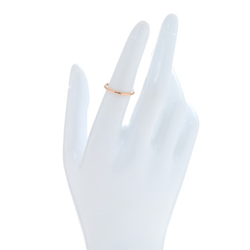 CARTIER 18K Pink Gold Band Ring 51 5.75