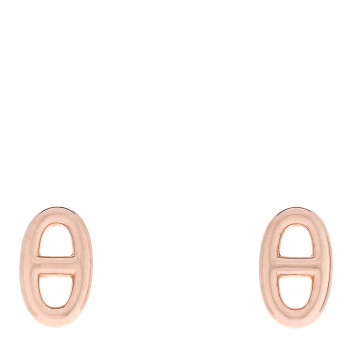 HERMES 18K Rose Gold TPM Farandole Stud Earrings HERMES 18K Rose Gold TPM Farandole Stud Earrings