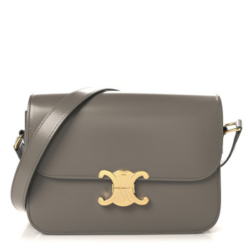 CELINE Shiny Calfskin Medium Triomphe Pebble CELINE Shiny Calfskin Medium Triomphe Pebble