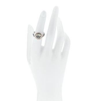 DAVID YURMAN Sterling Silver Diamond Prasiolite 8mm Petite Cerise Ring DAVID YURMAN Sterling Silver Diamond Prasiolite 8mm Petite Cerise Ring