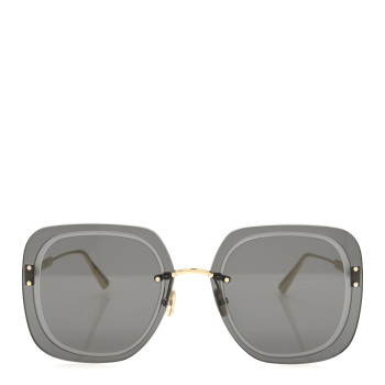 CHRISTIAN DIOR UltraDior SU Sunglasses Gold Blue