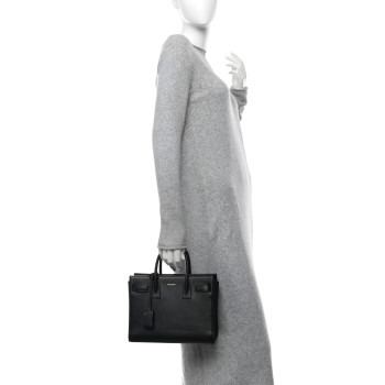 SAINT LAURENT Calfskin Baby Sac De Jour Black SAINT LAURENT Calfskin Baby Sac De Jour Black