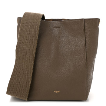 CELINE Soft Grained Calfskin Small Sangle Bucket Bag CELINE Soft Grained Calfskin Small Sangle Bucket Bag