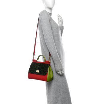 DOLCE & GABBANA DOLCE GABBANA Calf Hair Leopard Print Miss Sicily Satchel Multicolor DOLCE & GABBANA DOLCE GABBANA Calf Hair Leopard Print Miss Sicily Satchel Multicolor