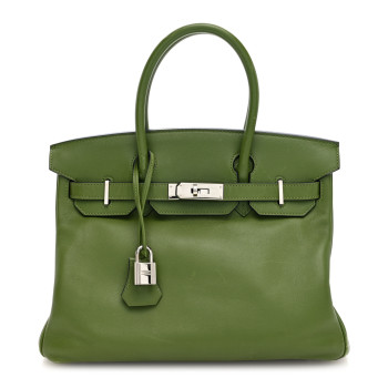 HERMES Swift Birkin 30 Pelouse HERMES Swift Birkin 30 Pelouse