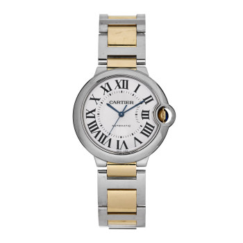 CARTIER Stainless Steel 18K Yellow Gold 36mm Ballon Bleu De Cartier Automatic Watch