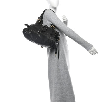 CHLOE Calfskin Medium Paddington Capsule Satchel Bleu CHLOE Calfskin Medium Paddington Capsule Satchel Bleu