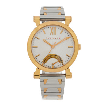 BULGARI Stainless Steel 18K Rose Gold 42mm Sotirio Automatic Watch BULGARI Stainless Steel 18K Rose Gold 42mm Sotirio Automatic Watch