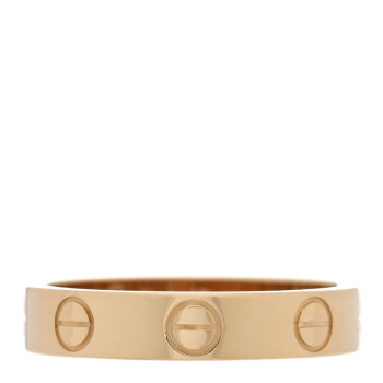 CARTIER 18K Yellow Gold 3.5mm LOVE Wedding Band Ring 49 5