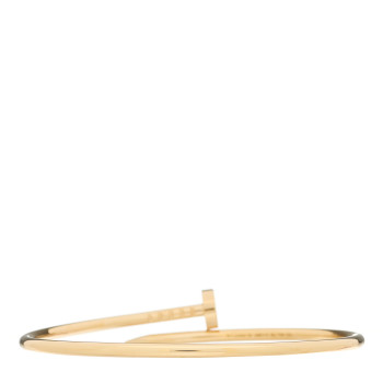 CARTIER 18K Yellow Gold Small Juste Un Clou Bracelet 16