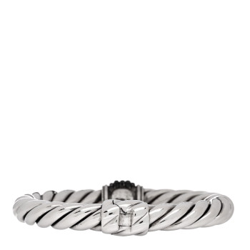 DAVID YURMAN Sterling Silver Hematite 9mm Osetra Hinged Cable Bracelet DAVID YURMAN Sterling Silver Hematite 9mm Osetra Hinged Cable Bracelet