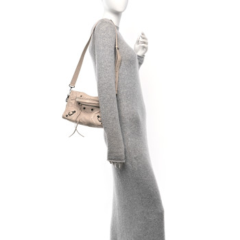 BALENCIAGA Arena Storico Classic Hardware Le City Mini Almond