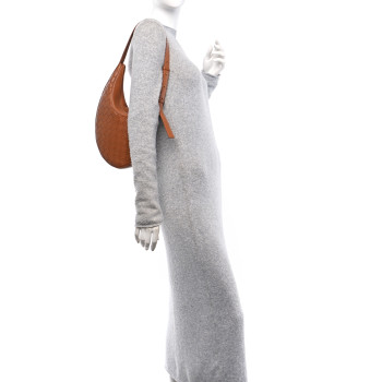 BOTTEGA VENETA Nappa Intrecciato Small Drop Shoulder Bag Wood BOTTEGA VENETA Nappa Intrecciato Small Drop Shoulder Bag Wood